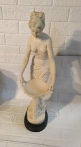 M807 棚14 現状品　ギリシャ神話の女神　ヘスティア像　女神像　裸婦像　西洋　オブジェ　彫刻　置物　2/5