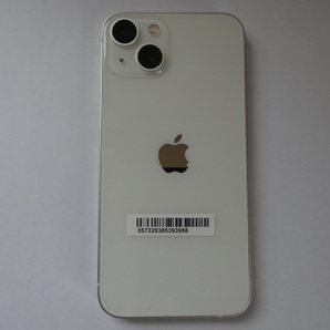 【極美品】iPhone13 128GB 利用制限〇 スターライト 整備品 白 MLND3J/A SIMフリー アイフォン 送料無料 超美品の画像2