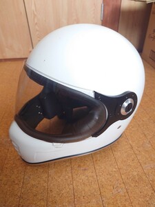RIDEZRIDEZ XX WHITE バイク用フルフェイスヘルメットMサイズ(57-58cm)