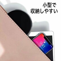 ワイヤレス充電器 急速 最大10W出力 置くだけ充電 スマホ ワイヤレス 急速 Qi iPhone アンドロイド Airpods Pro Galaxy HuaWei 薄型_画像4