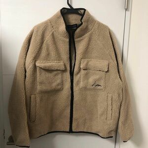 新品 カッパ ボアフリースジャケット(M)ベージュ