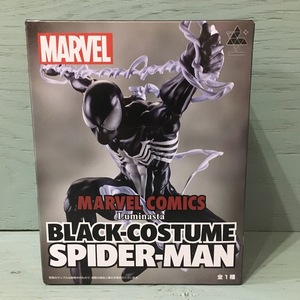 ★1円START★ MARVEL COMICS BLACK-COSTUME SPIDER-MAN スパイダーマン Luminasta フィギュア SEGA マーベル