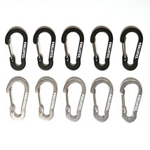 ★BALLISTICS バリスティクス CARABINER SET★カラビナ★キャンプ ギア★アウトドア★カラビナ アクセサリー★新品未使用★タープ★_画像6