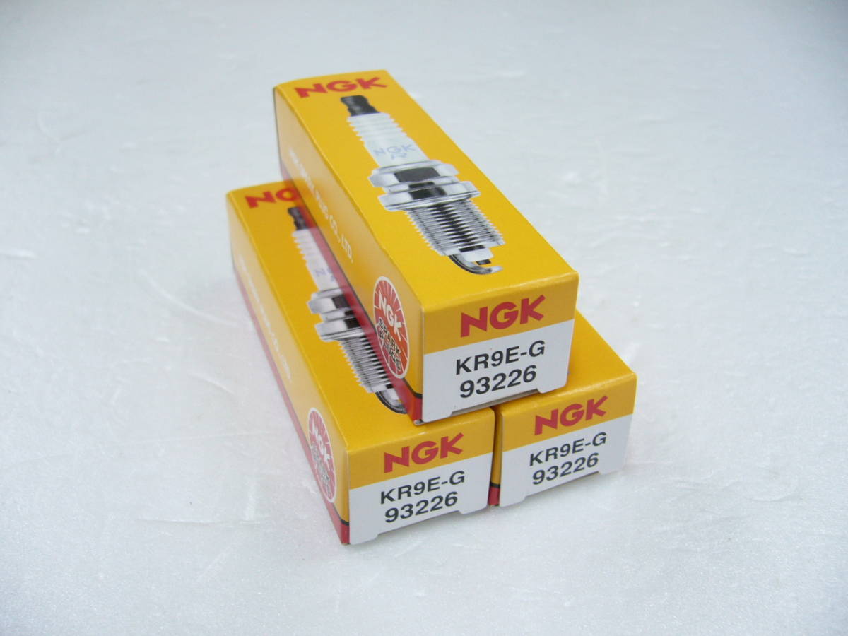 送料¥185円 NGK スパークプラグ KR9E-G お買い得 3本セット SEA-DOO 300馬力 純正 296000421(KR9C-G 296000407)新品 未開封