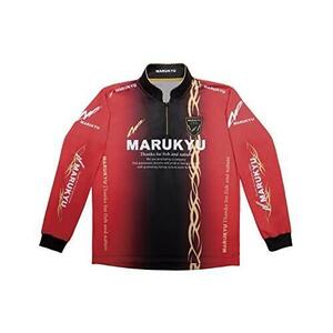 Marukyu マルキユー　ハイエンドジップアップシャツ02 レッド M