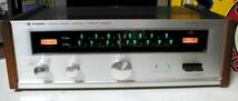 TRIO KT-5000 SideWood Solid State AM-FM Stereo Tuner チューニング・受信出力OK！ トリオ サイドウッド付き AM-FM アナログチューナー_画像3
