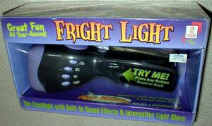 FRIGHT LIGHT Fright Light the Flashlight With 8 Built-In Sound Effects Junk！ 未開封 M-Jのスリラー?サウンド付き フラッシュライト