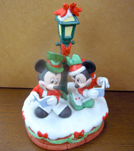 ディズニー ENESCO オルゴール 652776 ミッキー＆ミニー LAMPOST MUSICAL「JoyToTheWorld」クリスマス 札幌市_画像7