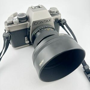 CONTAX S2 フィルムカメラ Planar 1.4/50 オート接写リング 説明書付き【2768-y119】