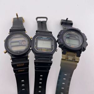 3つまとめ CASIO デジタル メンズ 腕時計 クォーツ DW-6100 DW-5600E DW-870 【a1711】