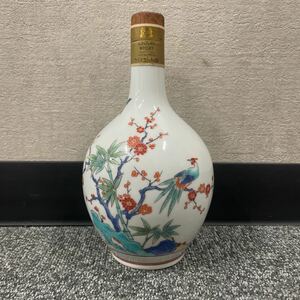 サントリー SUNTORY WHISKY 特級 エクセレンス 有田焼 錦鶏菊梅竹文 古酒 720ml 【a1733】