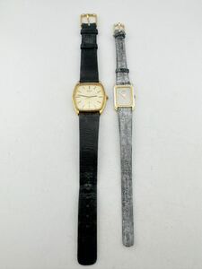 まとめ2個セット SEIKO クオーツ 腕時計 セイコー 6431-5100 時計 7321-5370【k2943-y155】