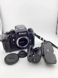 Nikon F4 一眼レフカメラ ブラックボディ　グリップ付き (k5456-n88)