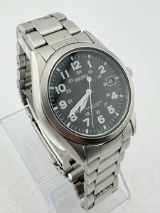 SEIKO セイコー 腕時計 ウォッチ 7N42-8260 ラウンド ブラック系文字盤 シルバー系カラー QUARTZ クオーツ【k2966】