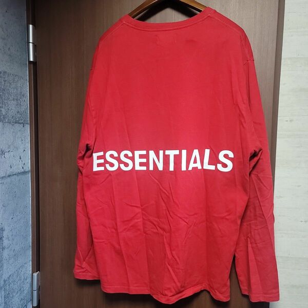 フィアオブゴッド Essential L/Sシャツ 赤