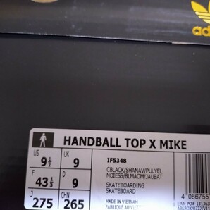 コラボ 国内 27.5 adidas ORIGINALS Handball Top Mike Arnold アディダス マイクアーノルド IF5348 ハンドボールトップ Skateboardingの画像5