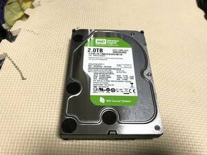 M1911 Western Digital SATA 2.0TB HDD WD20EARX 正常 使用 32333時間　全国送料無料 