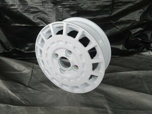 【アウトレット品 1円～】アルミホイール LUMACA MODEL-3 12x4.0 +42 100x4 WHITE 残り在庫1枚のみ