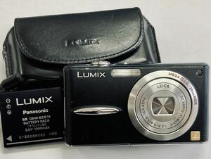 TH パナソニック ルミックス Panasonic LUMIX DMC-FX30 コンパクトデジタルカメラ デジカメ バッテリー ケース付 ジャンク