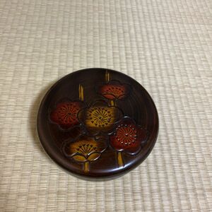 菓子器 蓋付き 木製