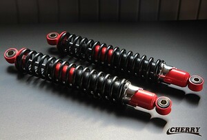 CHERRY 【237】 細巻きリヤサスペンション345mm 赤x黒 当時仕様 SUS-ASSY01-3 SUS-ASSY01-3 [並行輸入品]