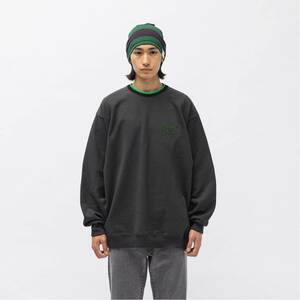 【新品同様】WTAPS WIDE NECK 01 / SWEATER /COTTON FORTLESS /SNEAKスウェット ダブルタップスシュプリーム wackomariadescendant23AW24ss