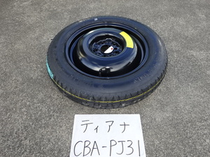 ティアナ　16年　CBA-PJ31　スペアタイヤ　T135 90 D16 102M　2004年製