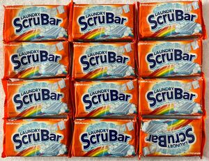 ScruBar ランドリー スクラバー 固形洗剤 150g 12個まとめ売り