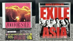 A【 EXILE ASIA】【 ZOOFOR SALE】[動作未確認] CDまとめて ZOO帯付