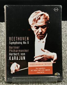 未開封 ヘルベルトフォンカラヤン DVD Herbert KARJAN [動作未確認] Beethoven Symphony No. 9 The Legendary 1977 NEW YEAR'S EVE CONCERT