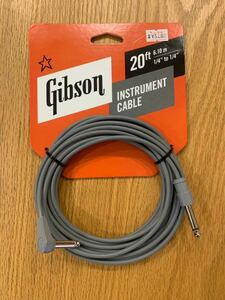 Gibson ギターケーブル CAB20-GRY 6.1m Ｌ Ｓ 未使用品 