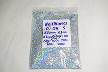 【WOLF WORKS】レインボーラメフレーク 0.4mm 50g分★_画像2