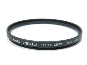 Kenko PRO1D PROTECTOR(W) 58ｍm 高性能 保護 フィルター ケンコー [管KE2251]