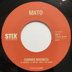 新品 7” ★ Summer Madness レゲエカバー Mato ★ Kool & The Gang Use Me Bill Withers レコード アナログ funk45 muro kiyo koco