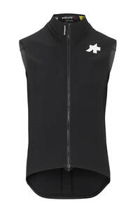 ASSOS / EQUIPE RS Spring Fall Aero Gilet / black　アソス エキップRS エアロ ジレ 薄手 防風 防寒 ベスト XS