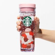 STARBUCKS スターバックス　バレンタイン2024ウォーターインタンブラーチョコレート473ml スタバ　ボトル　箱付き_画像8