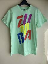 Zumba Happy Tee Sea Me Green ズンバウェア　カラフルロゴ　Tシャツ　ミントグリーン_画像5