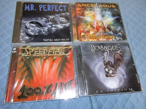 HR/HM 輸入盤新品未開封４枚 MR.PERFECT,ENCELADUS,SPEEDFIRE(2CD),HELLANGELS シールドされてないものもありますが新品です。