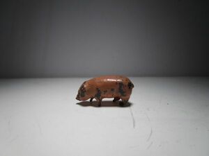 1930～40年代 ヴィンテージ 英国製 仔豚のオブジェ (Lead製) ミニチュア玩具/ジオラマ玩具/古玩具