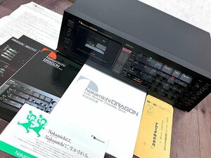 ▲Nakamichi DRAGON カセットデッキ 説明書・カタログ付属 ナカミチ 中道▲