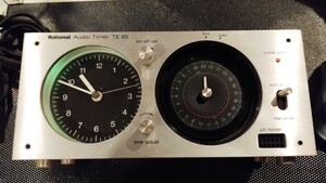 ナショナル National オーディオタイマー 昭和レトロ Audio Timer オーディオ機器 当時物 音響機器 通電確認のみ