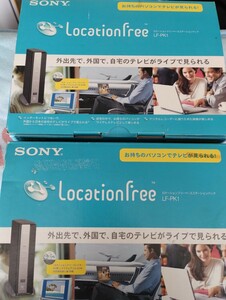 2箱2台セット SONY ロケーションフリー ベースステーション ソニー SONY LF-PK1 元箱 説明書 disc2枚付き PSP