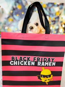 * нераспечатанный симпатичный! новый товар chi gold ramen цыпленок Chan большая сумка Black Fly te-. подарок hi ширина! покупки . Jim тоже.
