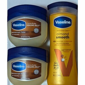 ヴァセリン　Vaseline　ボディローション　アーモンドスムース　ヒーリングジェリー　ココアバター　アメリカ版