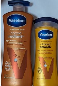 ヴァセリン　Vaseline　ボディローション　ココアラディアント　ココアバター１本　アーモンドスムース１本　アメリカ版