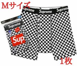 SUPREME シュプリーム ボクサーパンツ Mサイズ ヘインズ 新品未使用　チェック