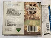 CD Twenty Gospel Greats ゴスペル　Five blind boys /Aretha Franklin/Staple Singers etc ドイツ輸入盤 帯付き_画像3