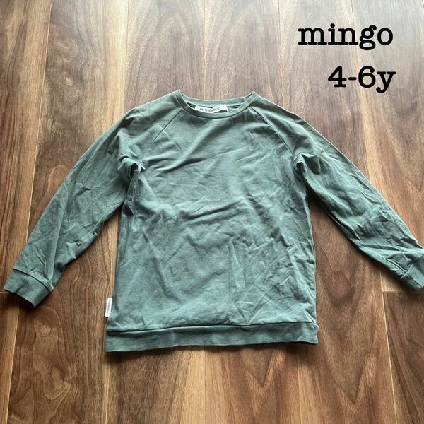 mingo ミンゴ　トップス　ロンT 長袖Tシャツ　長袖　4-6y カットソー 長袖Tシャツ 長袖 Tシャツ