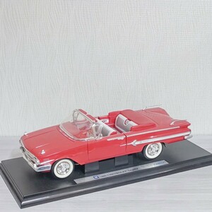 WELLY 1/18 シボレー インパラ 1960 Chevrolet Impala ダイキャスト ミニカー 完成品 旧車 クラシック アメ車 アメリカン 雑貨 