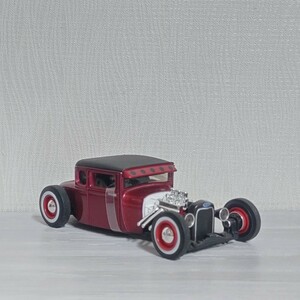 Maisto 1/24 フォード モデルA ホットロッド 1929 FORD Model A カスタム アメ車 クラシック ダイキャスト ミニカー スカル シフトノブ